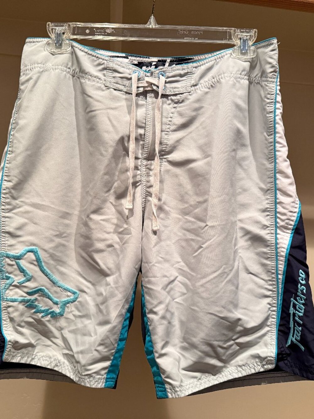 Fox Riders Board Shorts Swim Trunks Size 36
